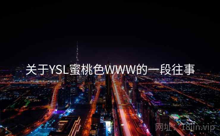关于YSL蜜桃色WWW的一段往事